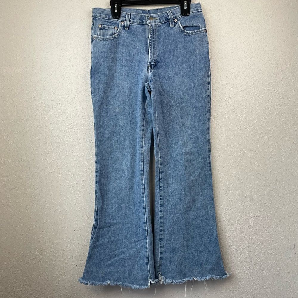 Vintage Spill Flared Leg Denim Jeans Size 13/14 EUC